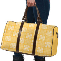 Yellow Palaka Quilt Hawaii Travel Bag Traditional Hawaii-plaid Pattern - Polynesian Pride