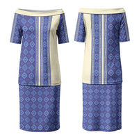Mabuhay Philippines Festival Couples Matching Puletasi and Hawaiian Shirt Yakan Modern Filipiniana Inspired