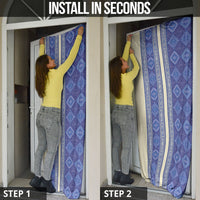 Mabuhay Philippines Festival Door Cover Yakan Modern Filipiniana Inspired