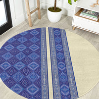 Mabuhay Philippines Festival Round Carpet Yakan Modern Filipiniana Inspired