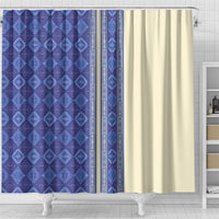 Mabuhay Philippines Festival Shower Curtain Yakan Modern Filipiniana Inspired