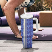 Mabuhay Philippines Festival Tumbler With Handle Yakan Modern Filipiniana Inspired