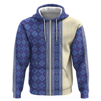 Mabuhay Philippines Festival Zip Hoodie Yakan Modern Filipiniana Inspired