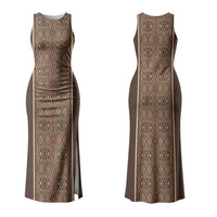 Mabuhay Philippines Festival Couples Matching Tank Maxi Dress and Hawaiian Shirt Tnalak Modern Filipiniana Inspired