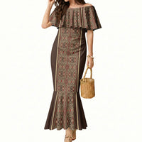 Mabuhay Philippines Festival Mermaid Dress Tnalak Modern Filipiniana Inspired