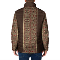 Mabuhay Philippines Festival Padded Jacket Tnalak Modern Filipiniana Inspired