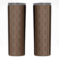 Mabuhay Philippines Festival Skinny Tumbler Tnalak Modern Filipiniana Inspired