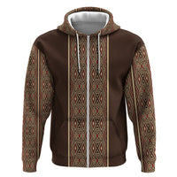 Mabuhay Philippines Festival Zip Hoodie Tnalak Modern Filipiniana Inspired