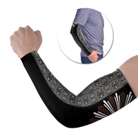 Mabuhay Philippines Festival Arm Sleeves Araw Tnalak Modern Filipiniana Inspired