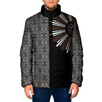 Mabuhay Philippines Festival Padded Jacket Araw Tnalak Modern Filipiniana Inspired