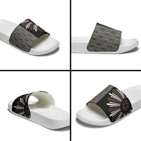 Mabuhay Philippines Festival Slide Sandals Araw Tnalak Modern Filipiniana Inspired