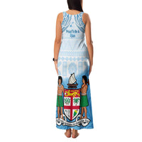 Fiji Day 1970 Family Matching Tank Maxi Dress and Hawaiian Shirt Proud To Be A Fijian Tapa Pattern