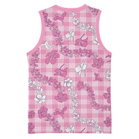 Alaka Aloha Hawaii Basketball Jersey Plumeria Lei With Palaka Motif LT14 - Polynesian Pride