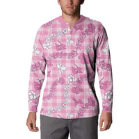 Alaka Aloha Hawaii Button Sweatshirt Plumeria Lei With Palaka Motif LT14 - Polynesian Pride