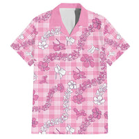 Alaka Aloha Hawaii Family Matching Summer Maxi Dress and Hawaiian Shirt Plumeria Lei With Palaka Motif - Polynesian Pride