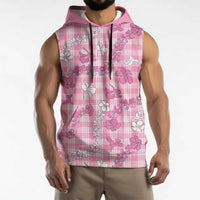 Alaka Aloha Hawaii Sleeveless Hoodie Plumeria Lei With Palaka Motif LT14 - Polynesian Pride