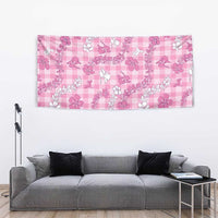 Alaka Aloha Hawaii Tapestry Plumeria Lei With Palaka Motif - Polynesian Pride