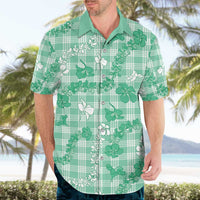 Omaomao Aloha Hawaii Hawaiian Shirt Plumeria Lei With Palaka Motif - Polynesian Pride