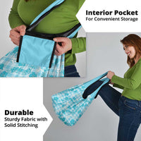 Polu Aloha Hawaii Grocery Bag Plumeria Lei With Palaka Motif - Polynesian Pride