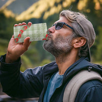 Omaomao Aloha Hawaii 4 in 1 Can Cooler Tumbler Rosebud Lei With Palaka Motif - Polynesian Pride