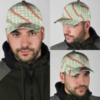 Omaomao Aloha Hawaii Classic Cap Rosebud Lei With Palaka Motif - Polynesian Pride