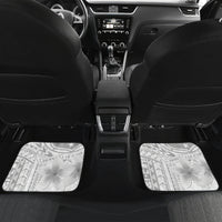 Samoa White Sunday Car Mats Manuia le Aso Sa o Tamaiti Polynesian Plumeria LT14 - Polynesian Pride