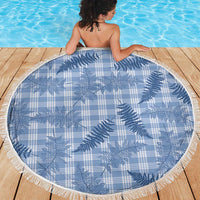 Blue Palaka Hawaii Palapalai Beach Blanket Hawaiian Fern LT14 - Polynesian Pride