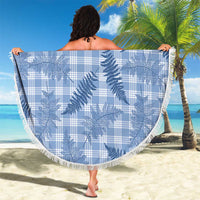 Blue Palaka Hawaii Palapalai Beach Blanket Hawaiian Fern LT14 - Polynesian Pride
