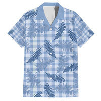Blue Palaka Hawaii Palapalai Hawaiian Shirt Hawaiian Fern - Polynesian Pride