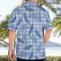 Blue Palaka Hawaii Palapalai Hawaiian Shirt Hawaiian Fern - Polynesian Pride