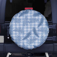 Blue Palaka Hawaii Palapalai Spare Tire Cover Hawaiian Fern LT14 No hole Blue - Polynesian Pride