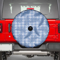Blue Palaka Hawaii Palapalai Spare Tire Cover Hawaiian Fern LT14 - Polynesian Pride