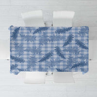 Blue Palaka Hawaii Palapalai Tablecloth Hawaiian Fern - Polynesian Pride