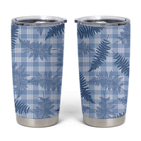 Blue Palaka Hawaii Palapalai Tumbler Cup Hawaiian Fern - Polynesian Pride