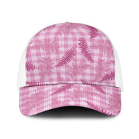 Purple Palaka Hawaii Palapalai Baseball Net Cap Hawaiian Fern LT14 One Size White Purple - Polynesian Pride