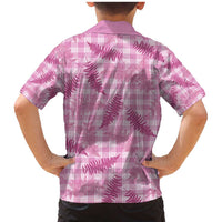 Purple Palaka Hawaii Palapalai Family Matching Mermaid Dress and Hawaiian Shirt Hawaiian Fern - Polynesian Pride