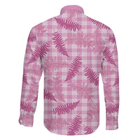 Purple Palaka Hawaii Palapalai Family Matching Off Shoulder Short Dress and Hawaiian Shirt Hawaiian Fern LT14 - Polynesian Pride