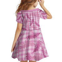 Purple Palaka Hawaii Palapalai Family Matching Short Sleeve Bodycon Dress and Hawaiian Shirt Hawaiian Fern - Polynesian Pride