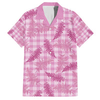 Purple Palaka Hawaii Palapalai Family Matching Short Sleeve Bodycon Dress and Hawaiian Shirt Hawaiian Fern LT14 Dad's Shirt - Short Sleeve Purple - Polynesian Pride