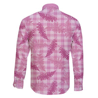 Purple Palaka Hawaii Palapalai Family Matching Short Sleeve Bodycon Dress and Hawaiian Shirt Hawaiian Fern LT14 - Polynesian Pride