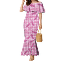 Purple Palaka Hawaii Palapalai Mermaid Dress Hawaiian Fern - Polynesian Pride