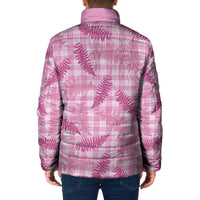 Purple Palaka Hawaii Palapalai Padded Jacket Hawaiian Fern - Polynesian Pride