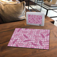 Purple Palaka Hawaii Palapalai Puzzle Hawaiian Fern - Polynesian Pride