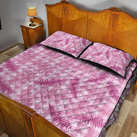 Purple Palaka Hawaii Palapalai Quilt Bed Set Hawaiian Fern LT14 - Polynesian Pride