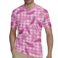 Purple Palaka Hawaii Palapalai Rugby Jersey Hawaiian Fern - Polynesian Pride