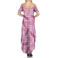 Purple Palaka Hawaii Palapalai Summer Maxi Dress Hawaiian Fern LT14 - Polynesian Pride