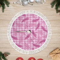 Purple Palaka Hawaii Palapalai Tree Skirt Hawaiian Fern LT14 Fringed Purple - Polynesian Pride