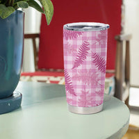 Purple Palaka Hawaii Palapalai Tumbler Cup Hawaiian Fern - Polynesian Pride