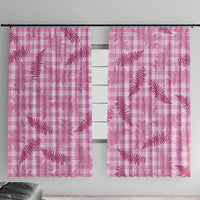 Purple Palaka Hawaii Palapalai Window Curtain Hawaiian Fern - Polynesian Pride