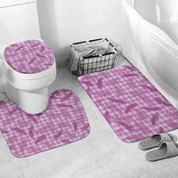 Pink Palaka Hawaii Palapalai Bathroom Set Hawaiian Fern - Polynesian Pride